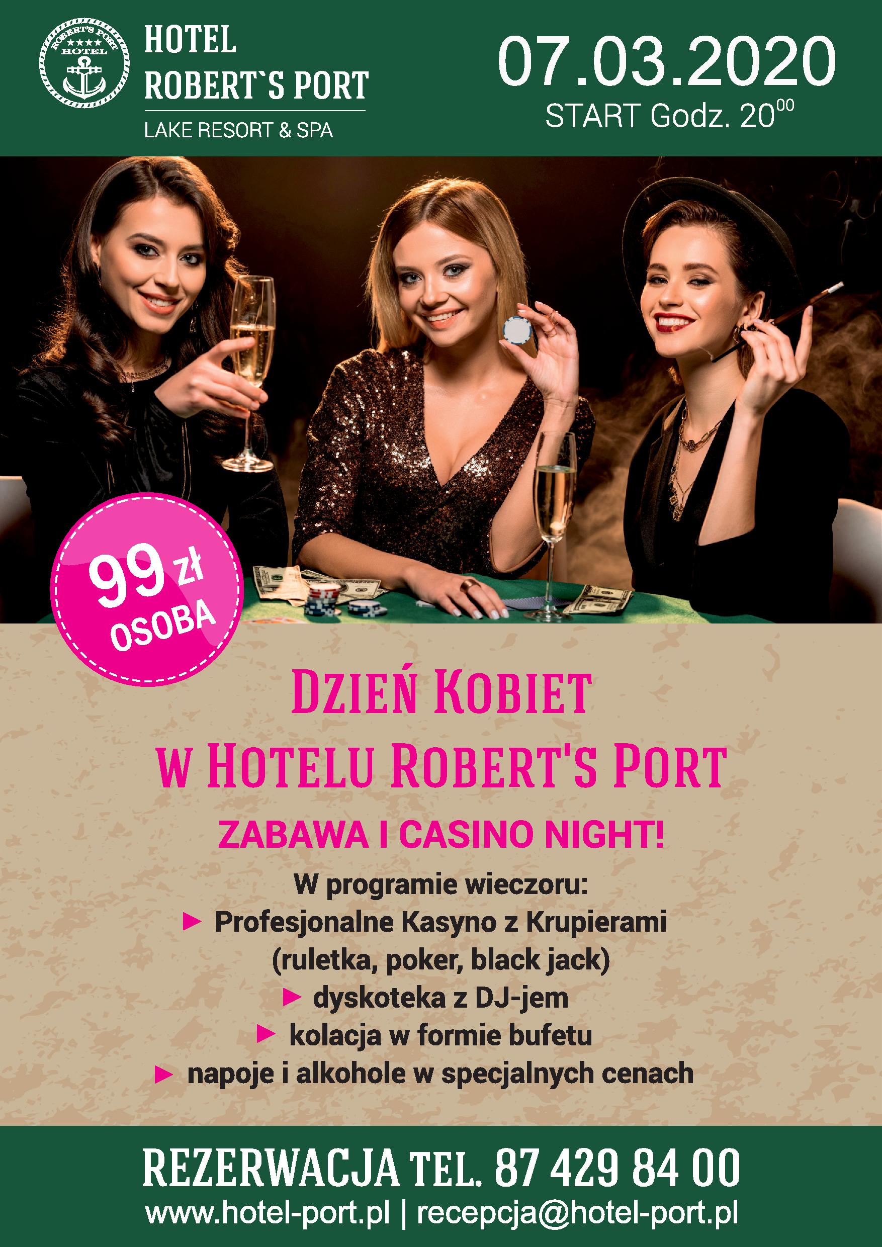 Casino Night w Hotelu Robert's Port